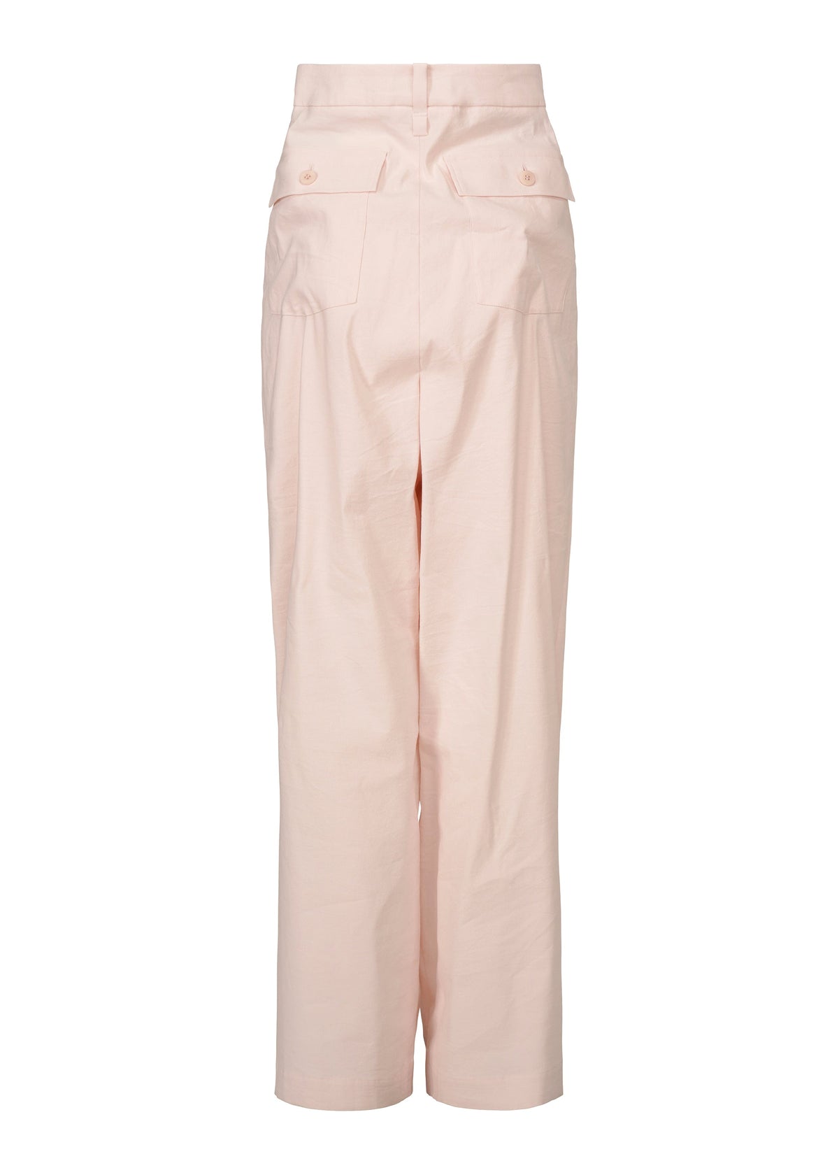 A detail shot of the ISSEY MIYAKE GENERIC WEAR trousers.