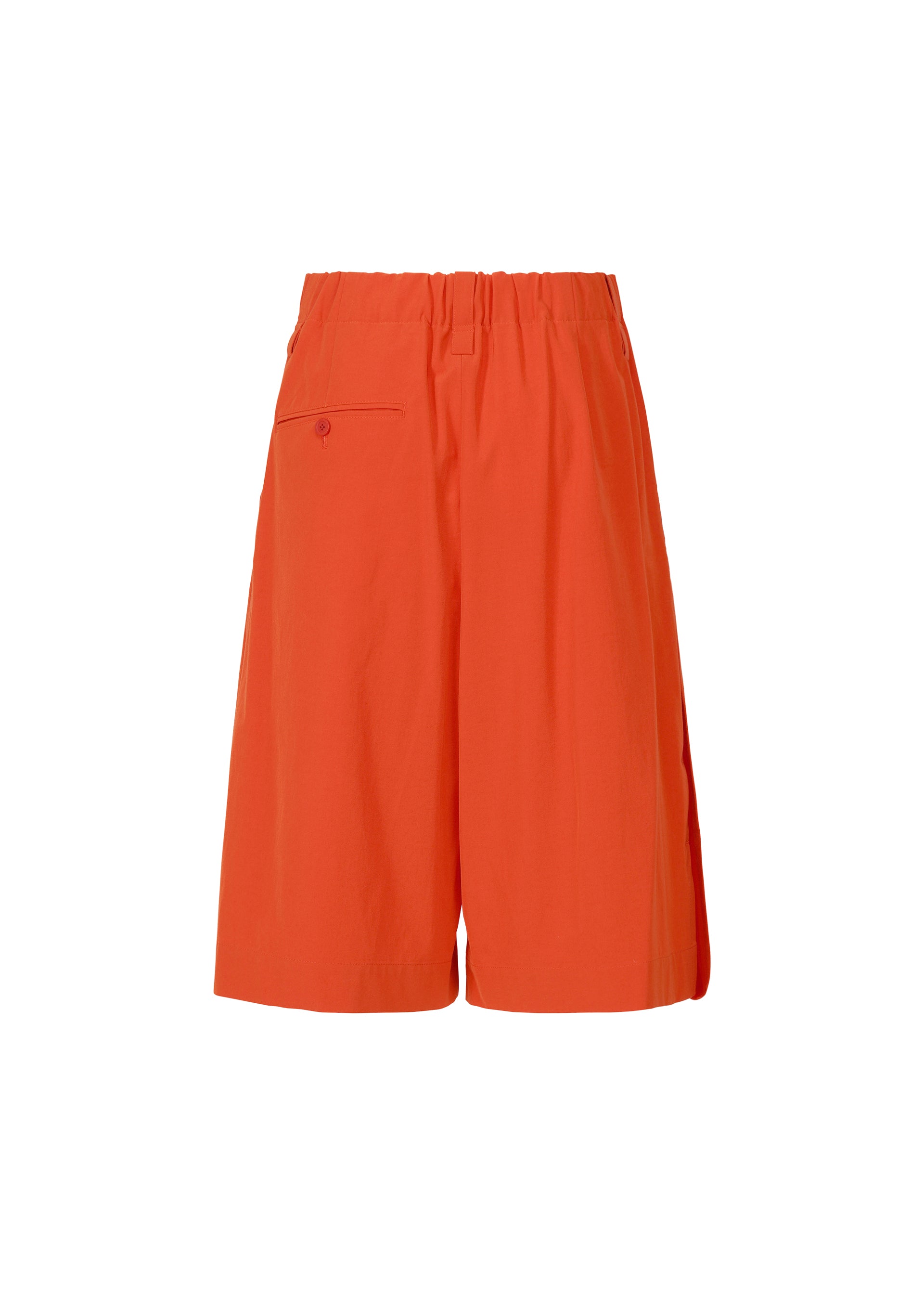 A detail shot of the ISSEY MIYAKE LOOPED trousers.