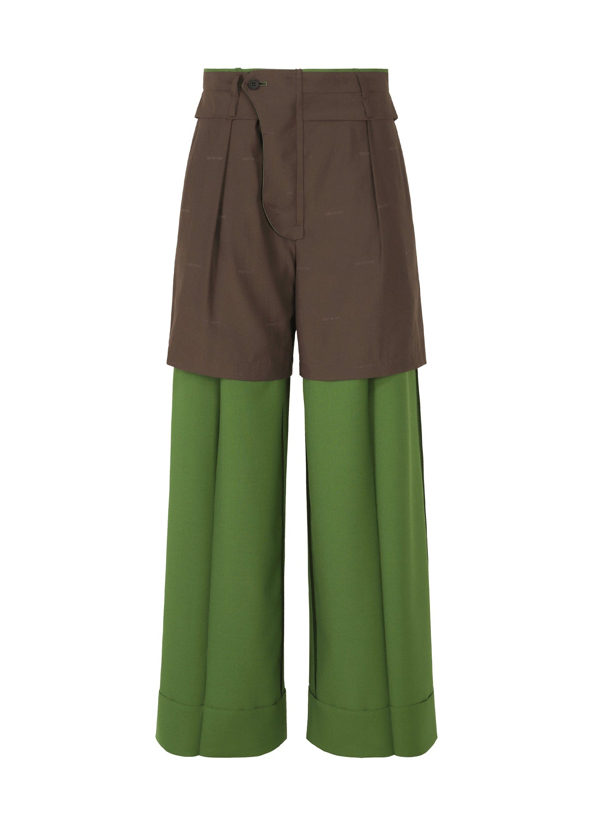 PALINDROME Trousers Dark Green