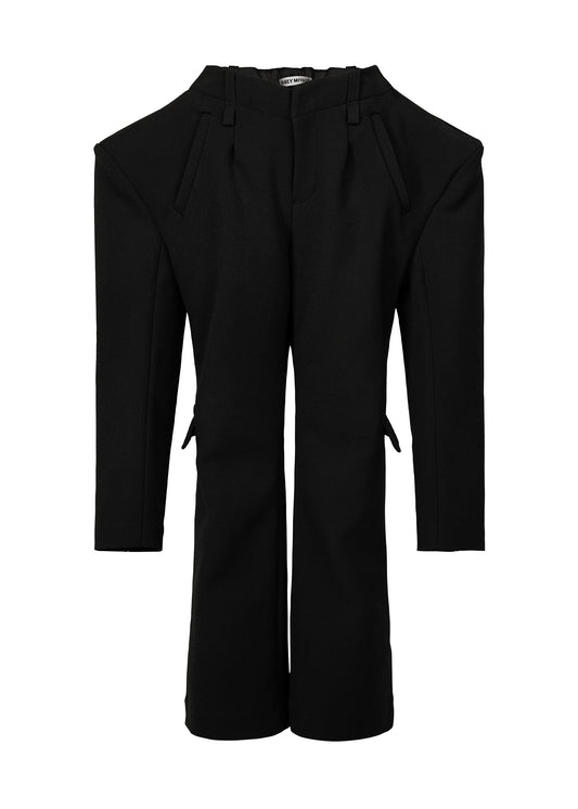 A product shot of the ISSEY MIYAKE ARMS clothing in black (15).
