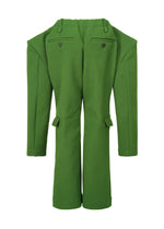 A detail shot of the ISSEY MIYAKE ARMS clothing.