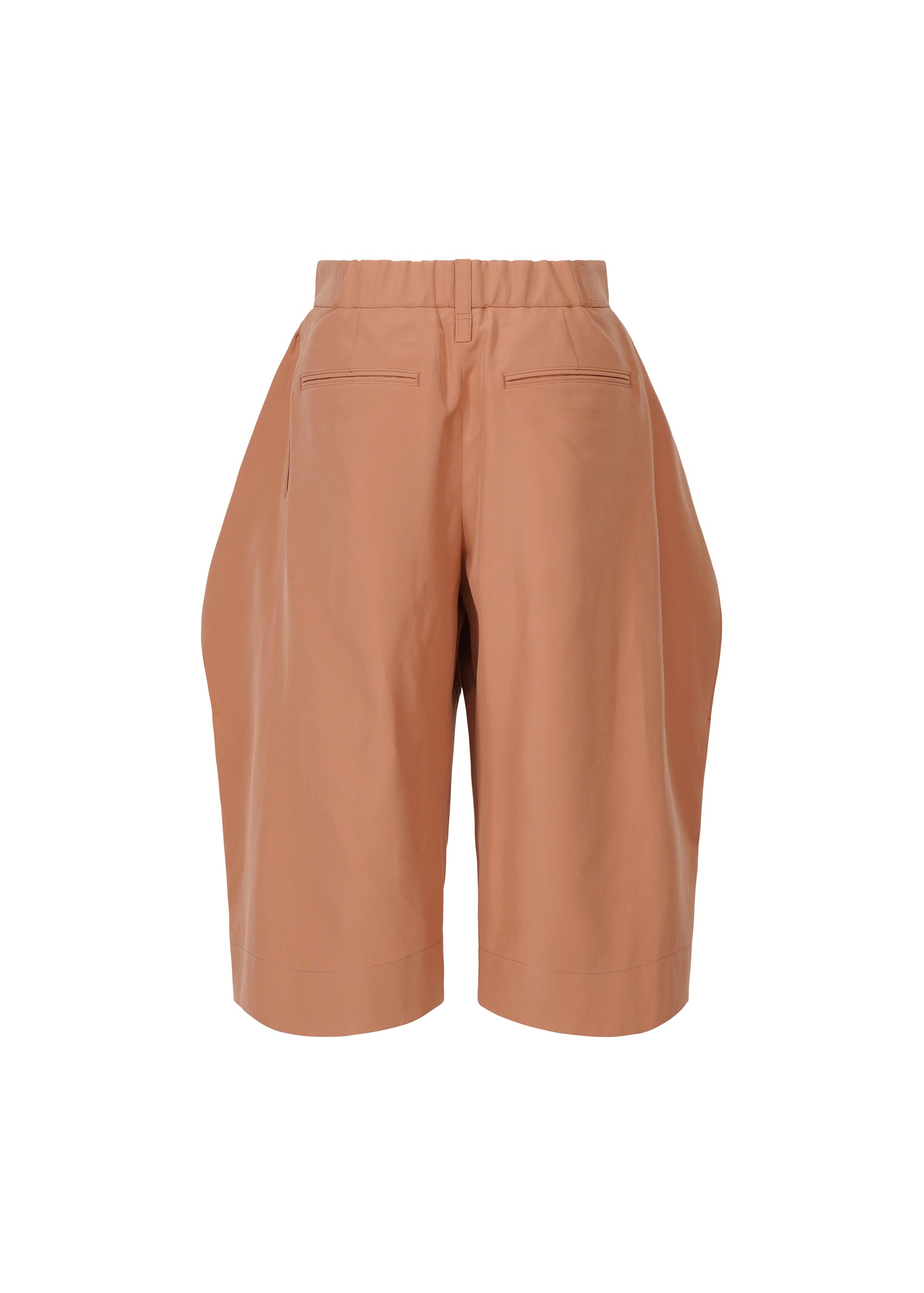 A detail shot of the ISSEY MIYAKE FLUTTERING PANTS trousers.