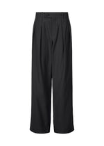 A product shot of the ISSEY MIYAKE FLUTTERING PANTS trousers in black (15).