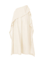 A product shot of the ISSEY MIYAKE ALL SQUARES trousers in white (01).