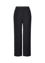 A product shot of the ISSEY MIYAKE RHOMBUS PLEATS trousers in black (15).