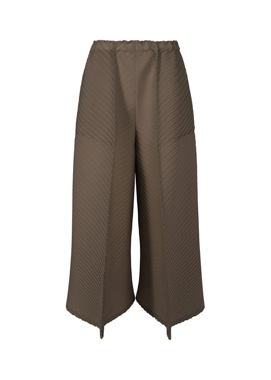 PLASTER PLEATS SOLID Trousers Dark Brown