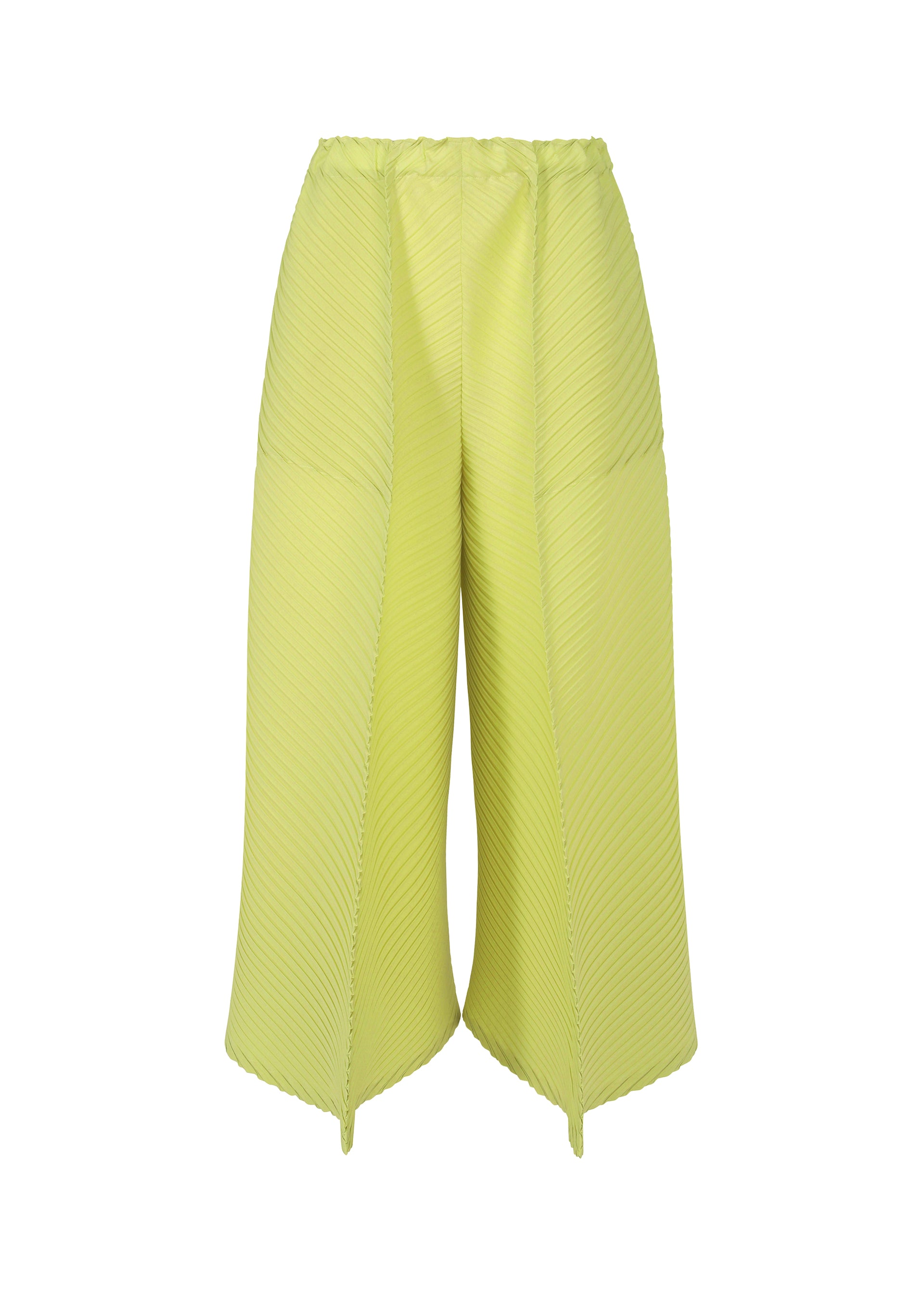 PLASTER PLEATS SOLID Trousers Light Green