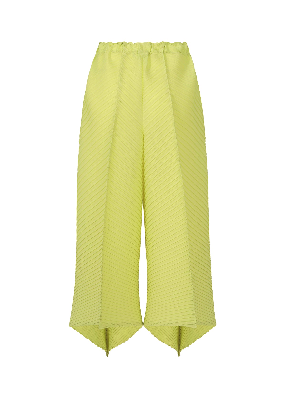 PLASTER PLEATS SOLID Trousers Light Green