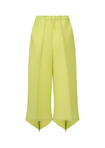 PLASTER PLEATS SOLID Trousers Light Green