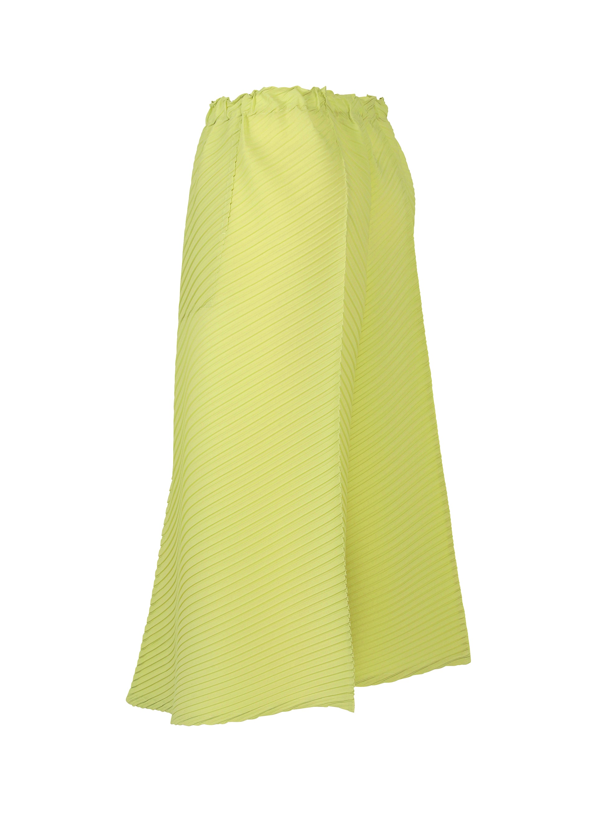 PLASTER PLEATS SOLID Trousers Light Green