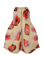 A product shot of the ISSEY MIYAKE VERVE trousers in beige-hued (46).