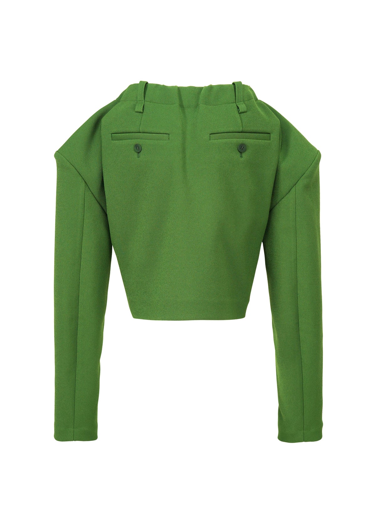 A detail shot of the ISSEY MIYAKE ARMS clothing.