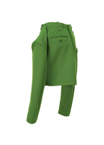 A detail shot of the ISSEY MIYAKE ARMS clothing.