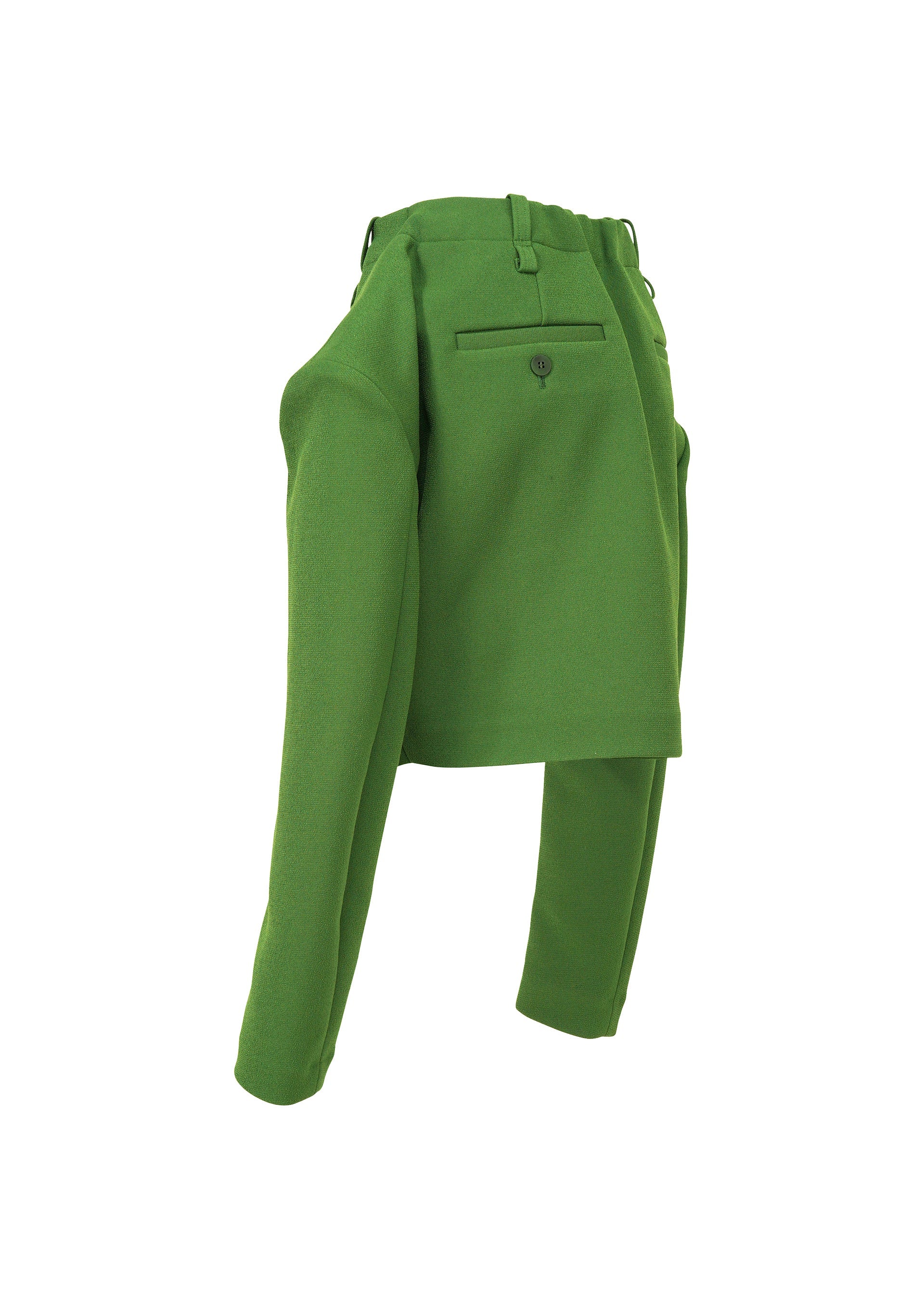 A detail shot of the ISSEY MIYAKE ARMS clothing.