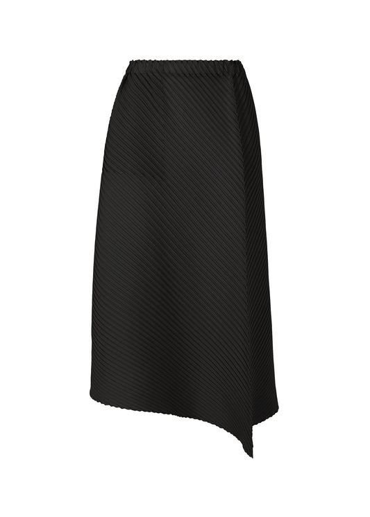 PLASTER PLEATS SOLID Skirt Black