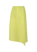 PLASTER PLEATS SOLID Skirt Light Green