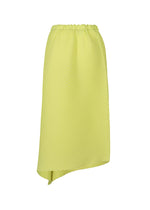 PLASTER PLEATS SOLID Skirt Light Green
