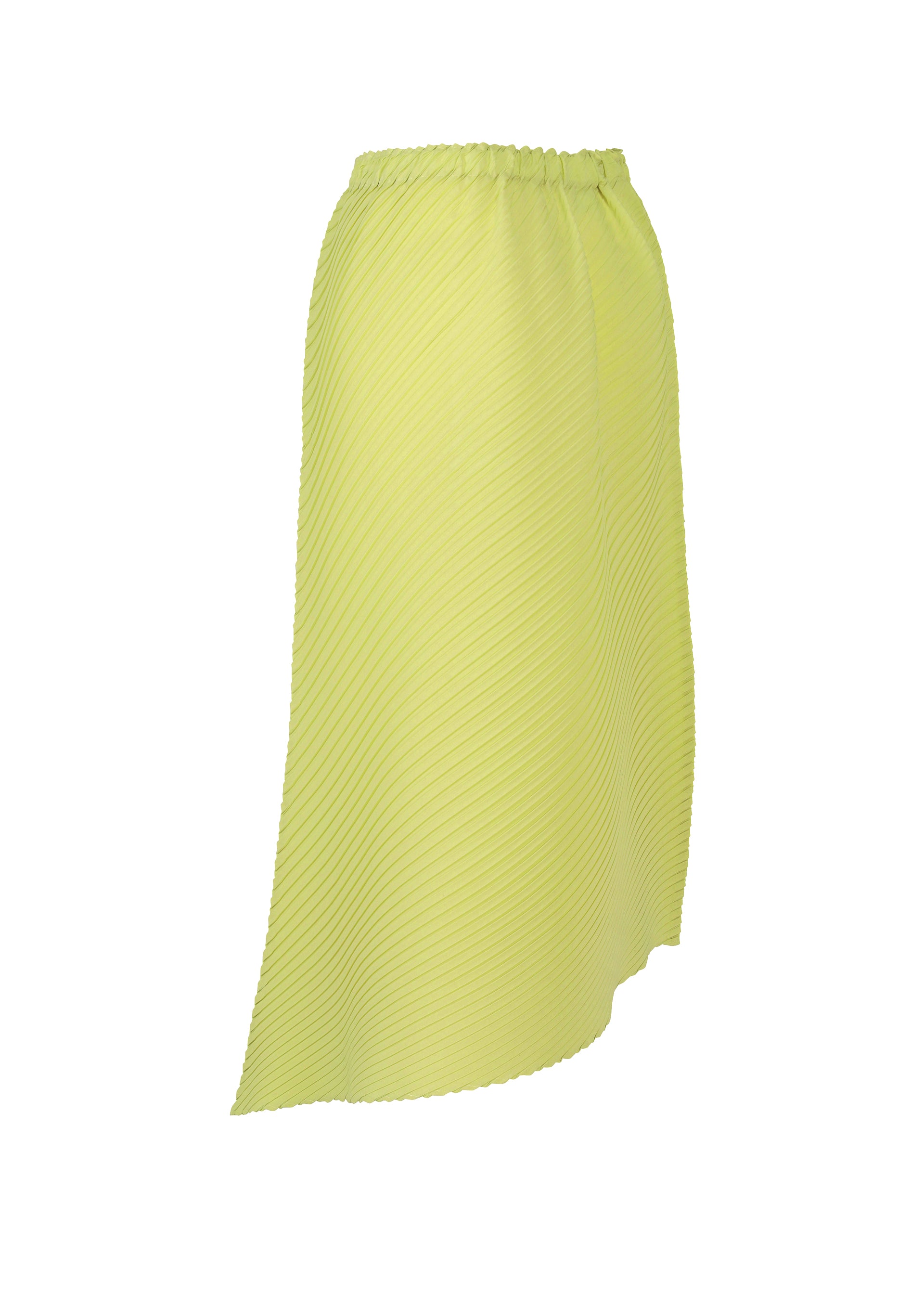 PLASTER PLEATS SOLID Skirt Light Green