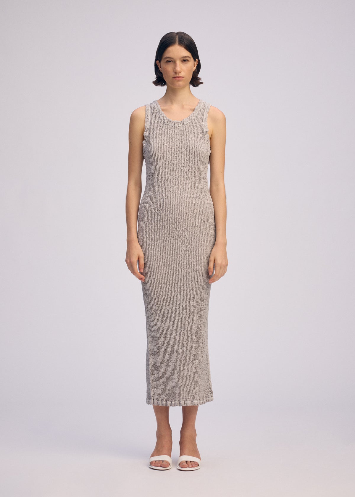 WAVELET ENSEMBLE Dress Light Grey