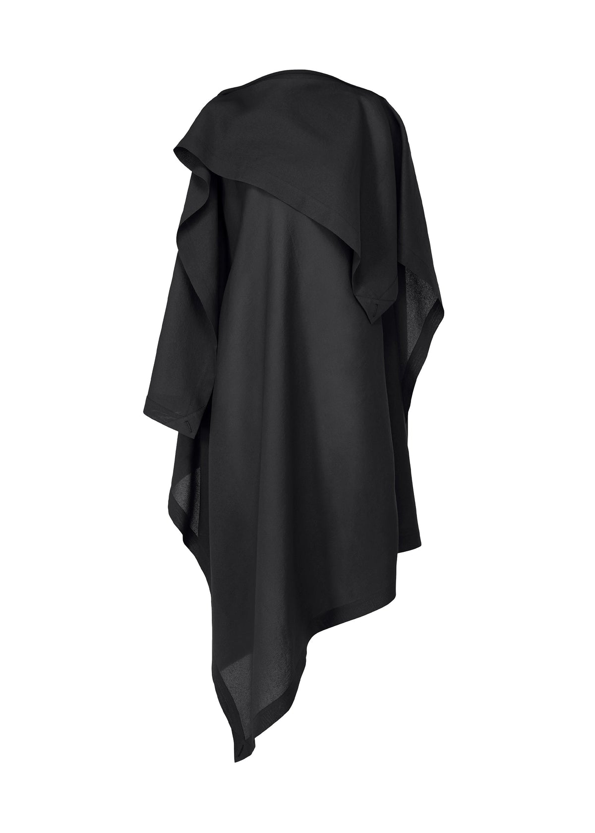 A product shot of the ISSEY MIYAKE ALL SQUARES dress in black (15).