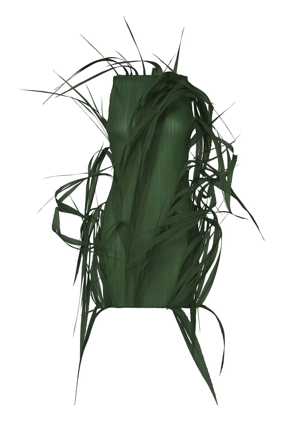URBAN JUNGLE Dress Dark Green