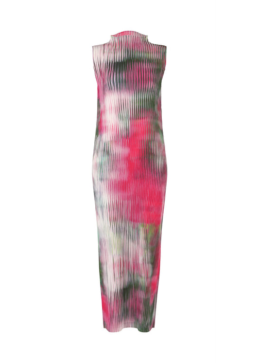 A product shot of the ISSEY MIYAKE OBSCURE PLEATS clothing in pink-hued (26).