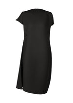 PLASTER PLEATS SOLID Dress Black