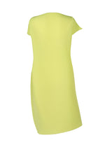 PLASTER PLEATS SOLID Dress Black