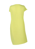 PLASTER PLEATS SOLID Dress Light Green