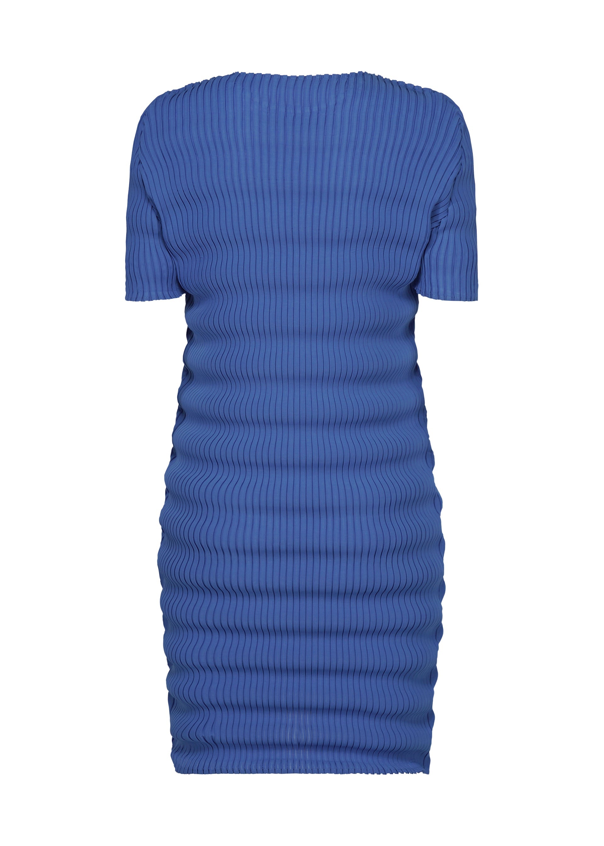 A detail shot of the ISSEY MIYAKE SPRING PLEATS dress.