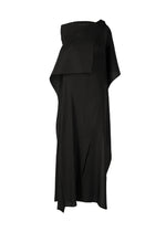 PLEATED ON PLEATS Dress Black