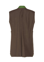 A detail shot of the ISSEY MIYAKE PALINDROME jumpsuit.