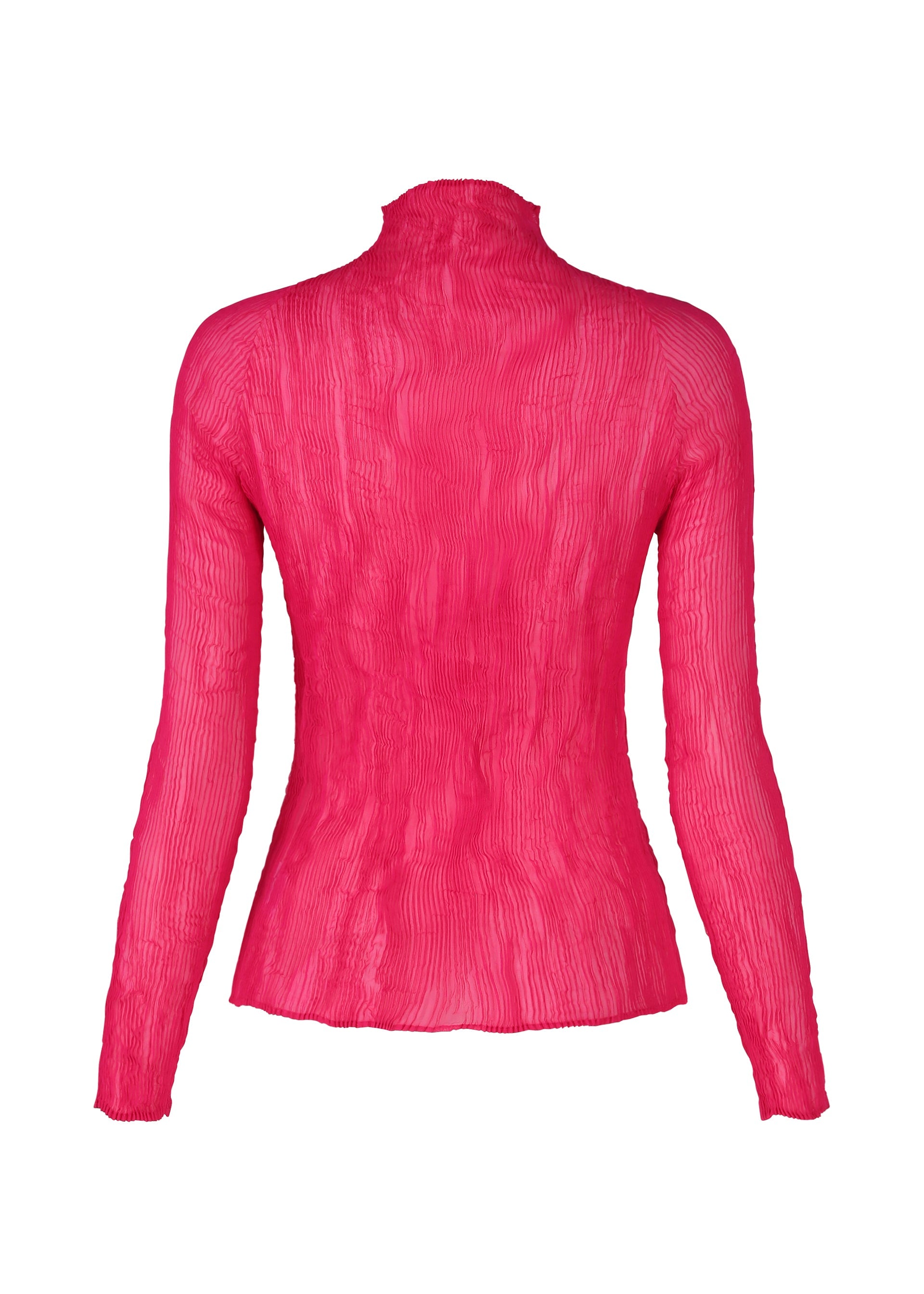 A detail shot of the ISSEY MIYAKE CHIFFON TWIST 1 clothing.