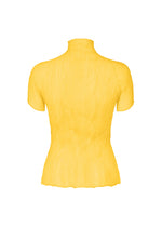 A detail shot of the ISSEY MIYAKE CHIFFON TWIST 3 top.