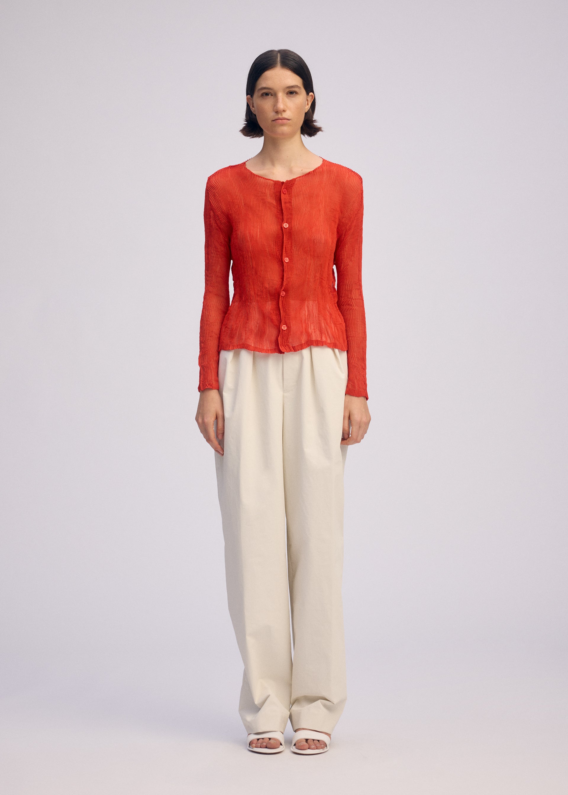 CHIFFON TWIST 2 Top Light Pink – The official ISSEY MIYAKE ONLINE
