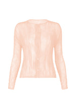 A product shot of the ISSEY MIYAKE CHIFFON TWIST 2 shirt in light pink (21).