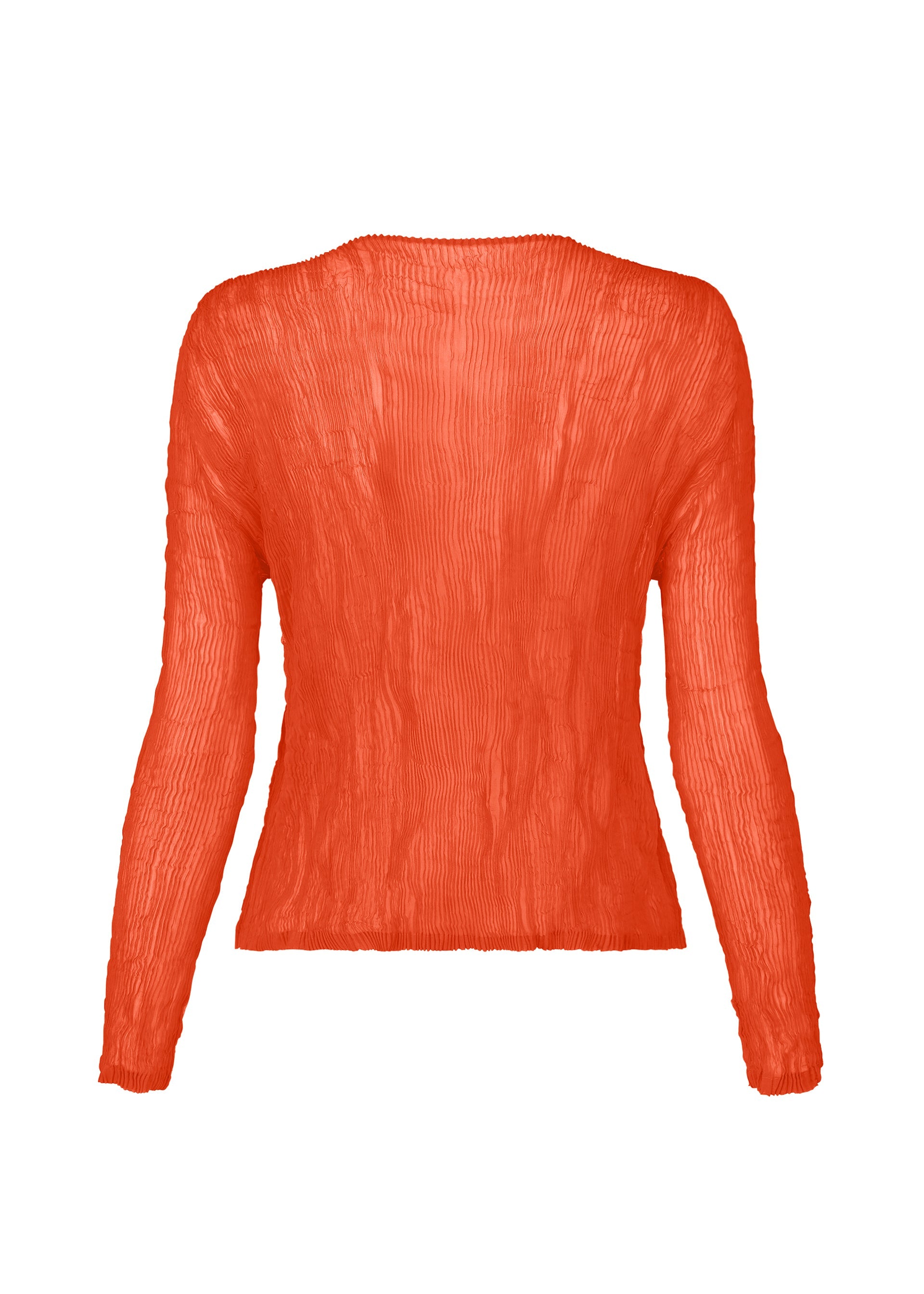 A detail shot of the ISSEY MIYAKE CHIFFON TWIST 2 shirt.
