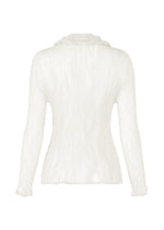 CHIFFON TWIST BK/WT-66 Cardigan Black
