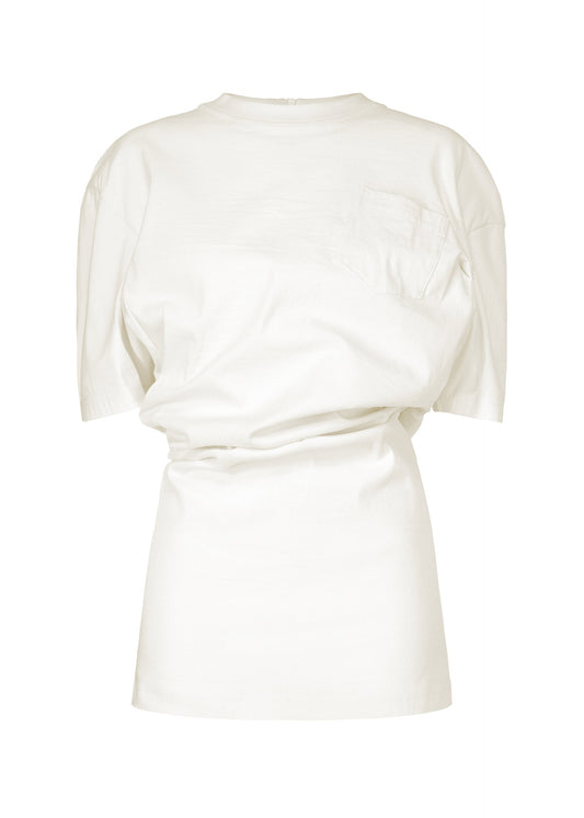 A product shot of the ISSEY MIYAKE GENERIC WEAR shirt in white (01).