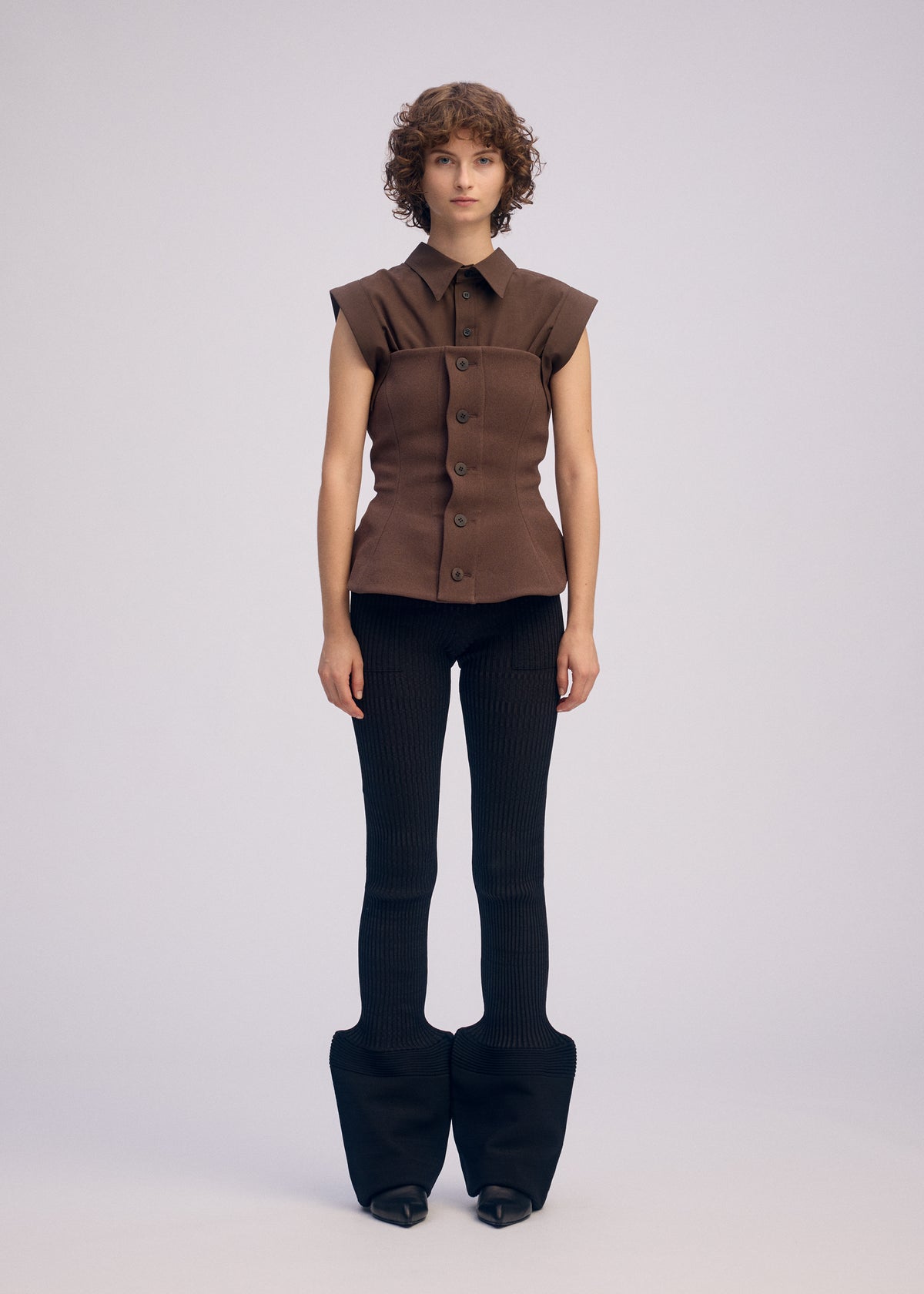ARMS Top Dark Brown