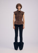 ARMS Top Dark Brown