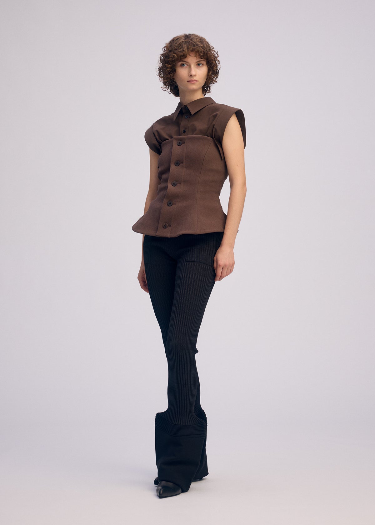 ARMS Top Dark Brown