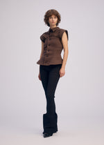 ARMS Top Dark Brown