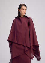 A model wears the ISSEY MIYAKE ALL SQUARES top.