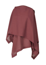 A product shot of the ISSEY MIYAKE ALL SQUARES top in burgundy (85).