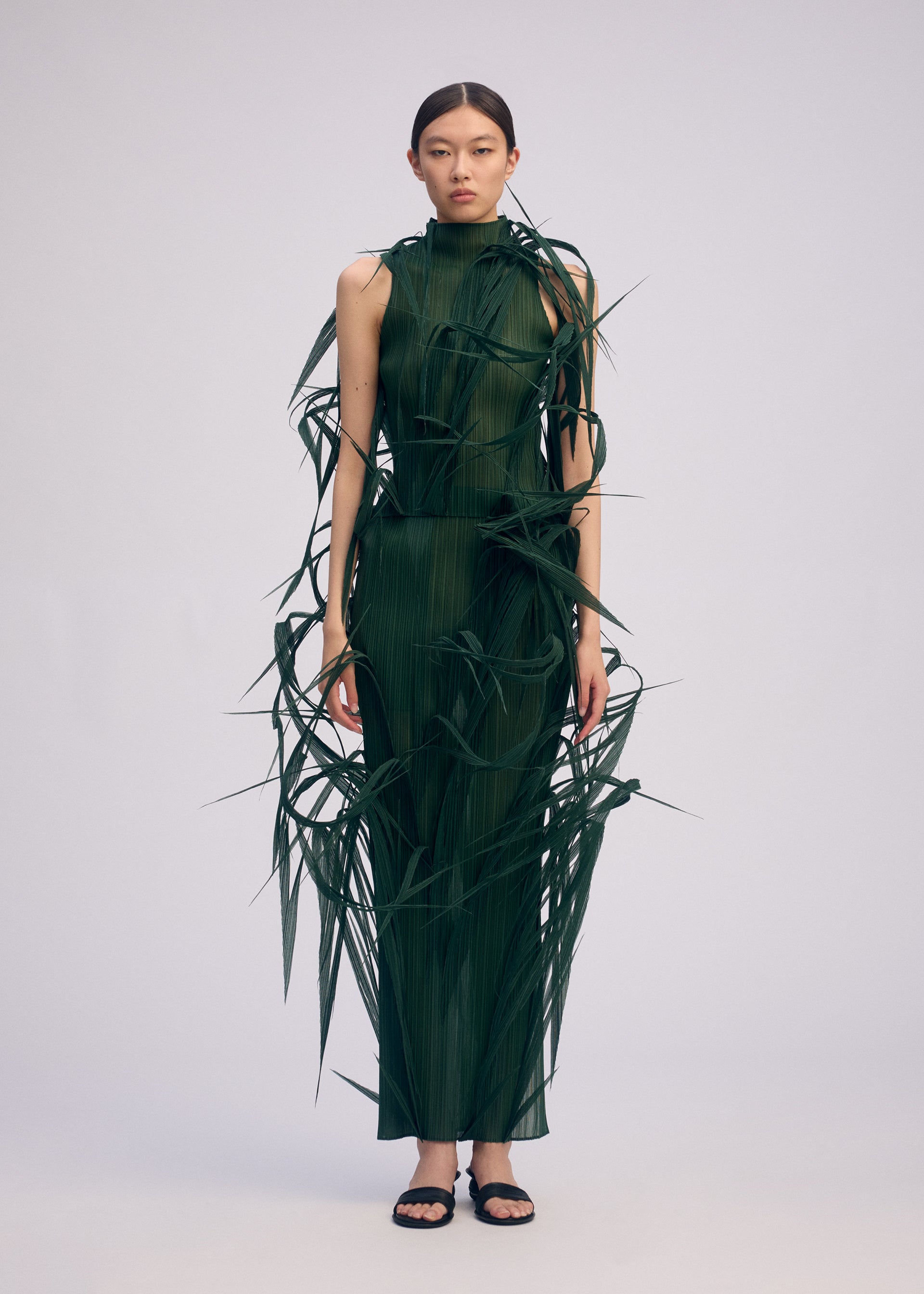 URBAN JUNGLE Top Dark Green