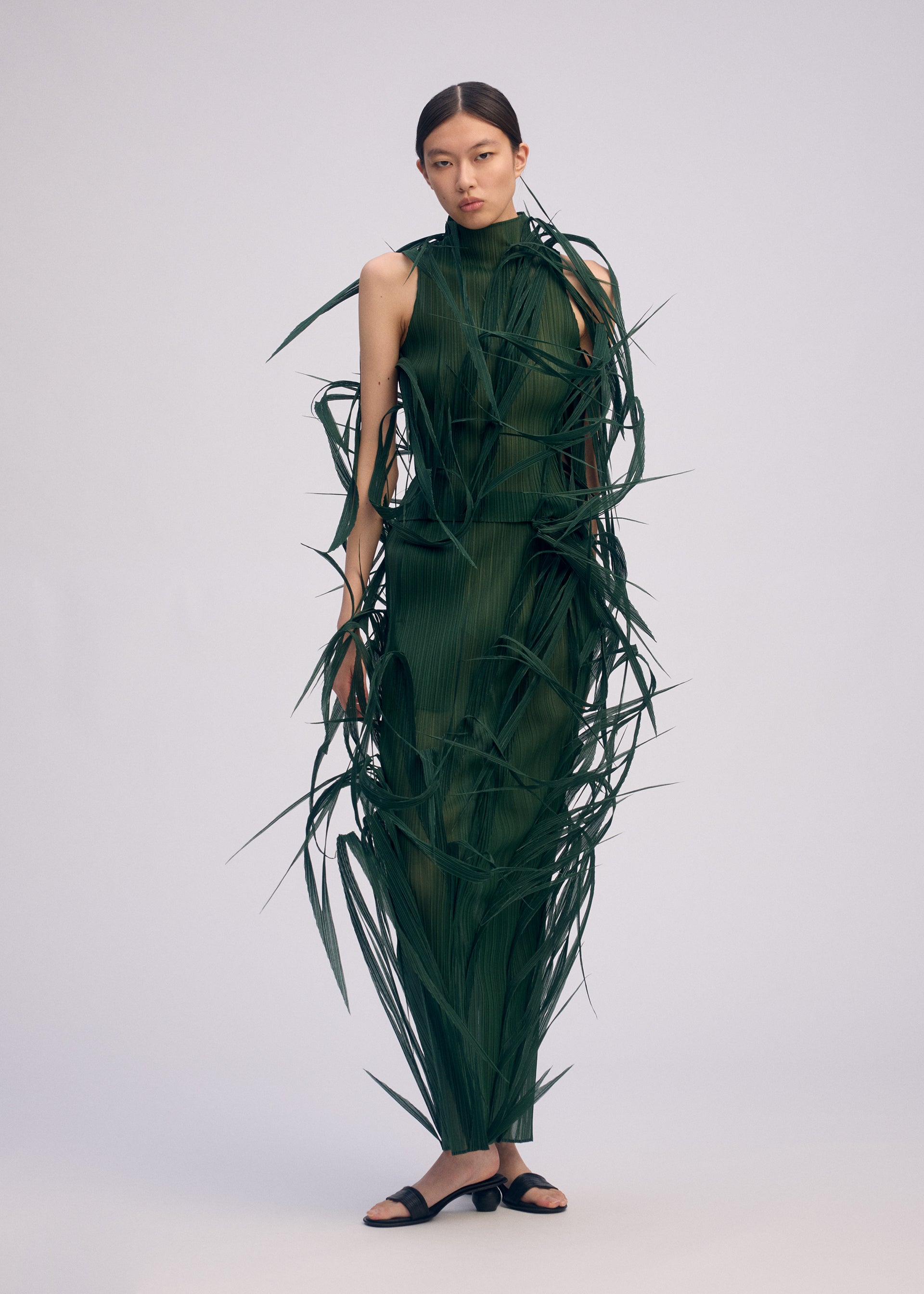 URBAN JUNGLE Top Dark Green