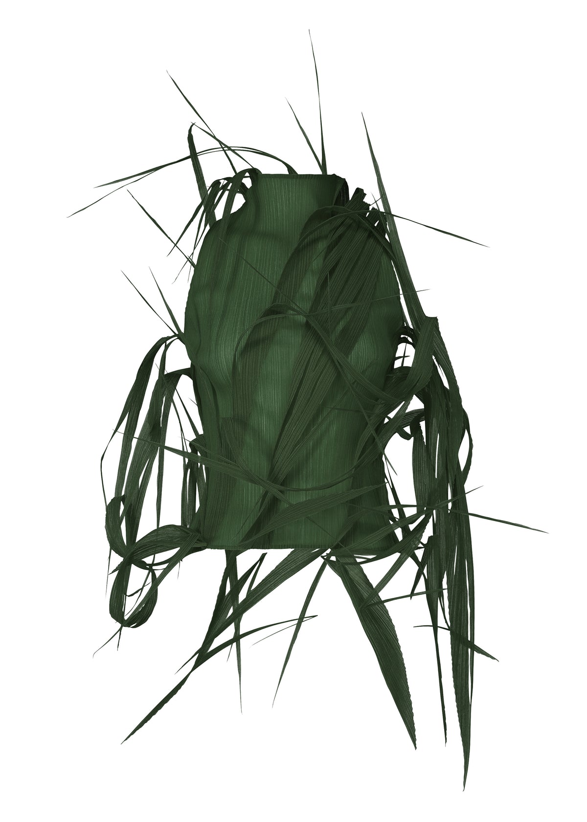 URBAN JUNGLE Top Dark Green