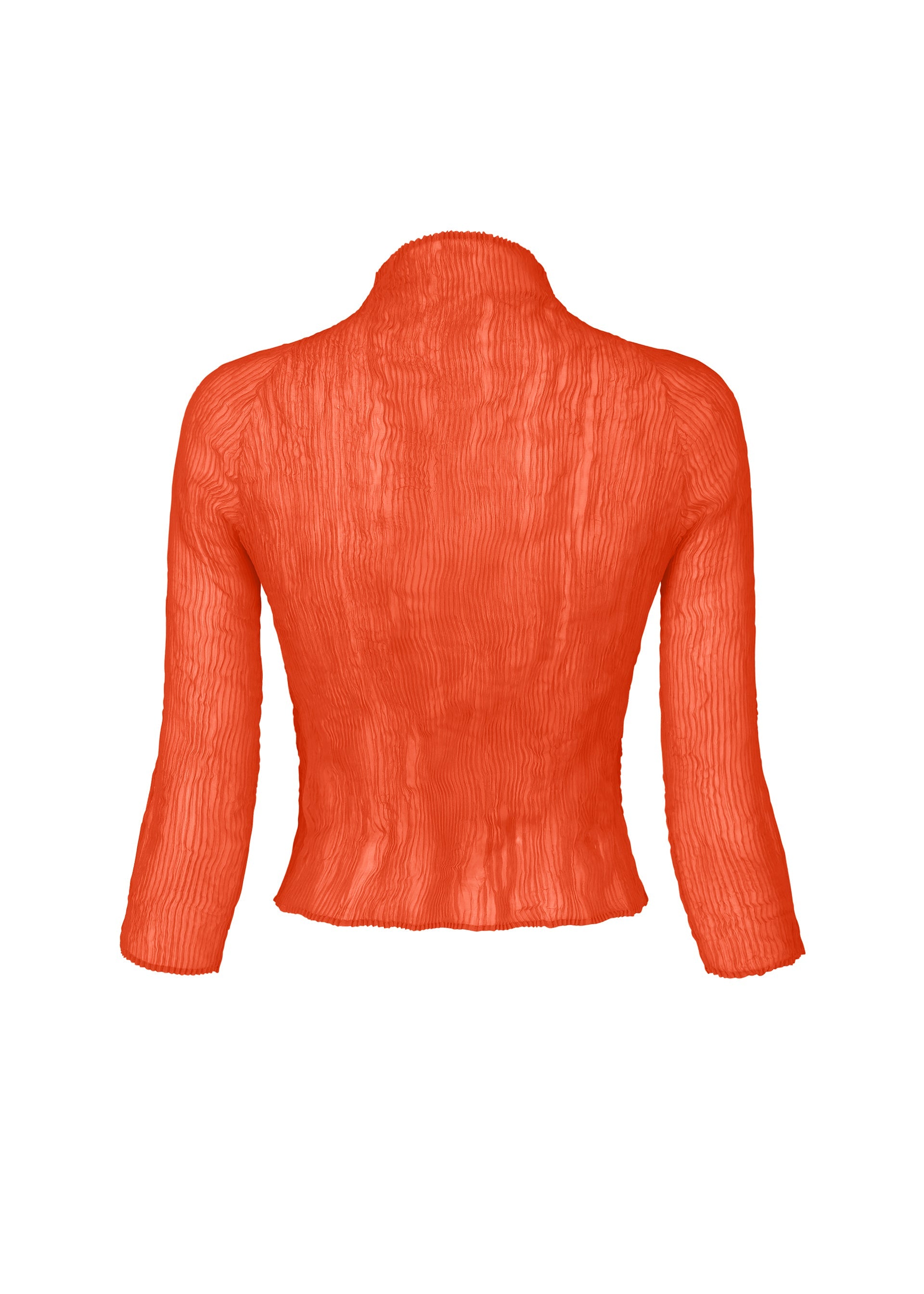 A detail shot of the ISSEY MIYAKE CHIFFON TWIST 2 shirt.