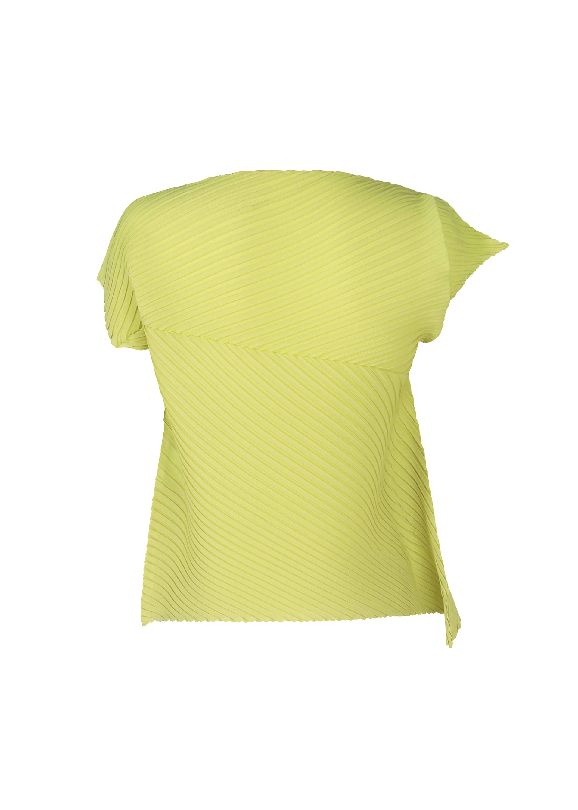 PLASTER PLEATS SOLID Top Black